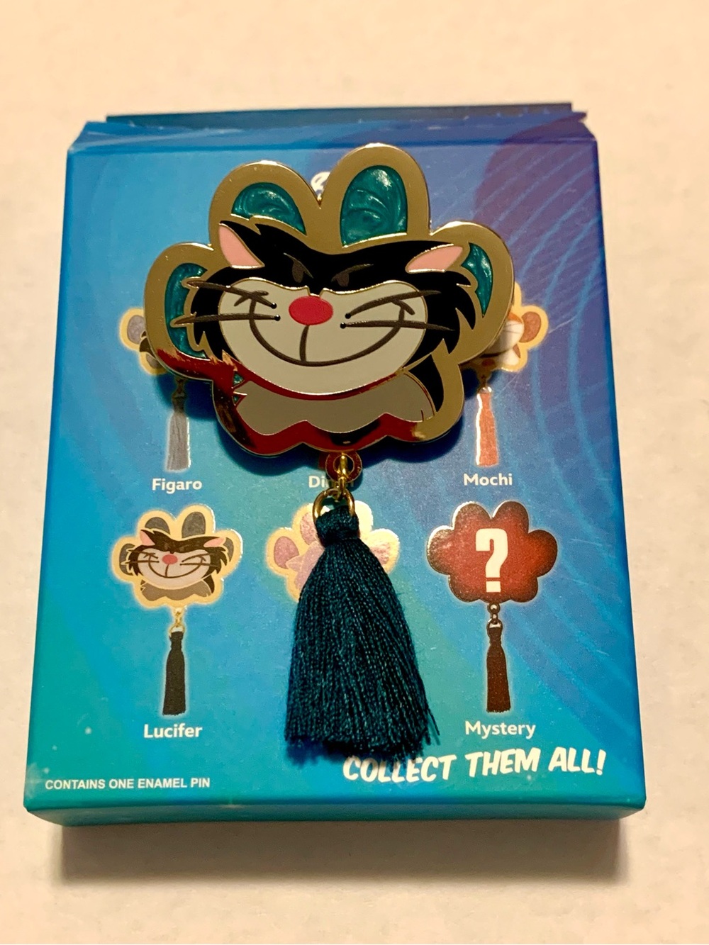 Disney Cat Tassel Blind Box Enamel Pin-Lucifer